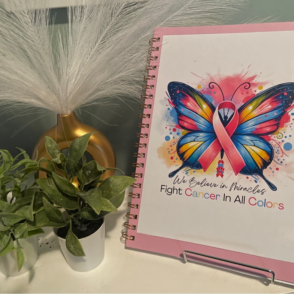 Inspirational Pink Spiral Notebook